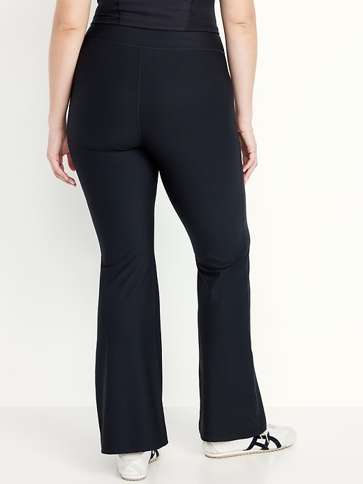Image number 6 showing, Extra High-Waisted PowerSoft Rib Flare Leggings