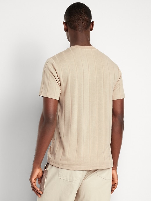 Image number 2 showing, Crew-Neck Ribbed T-Shirt