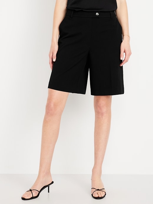 Image number 2 showing, Mid-Rise Taylor Shorts -- 10-inch inseam