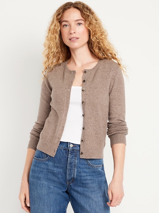 Image number 1 showing, SoSoft Cropped Cardigan Sweater