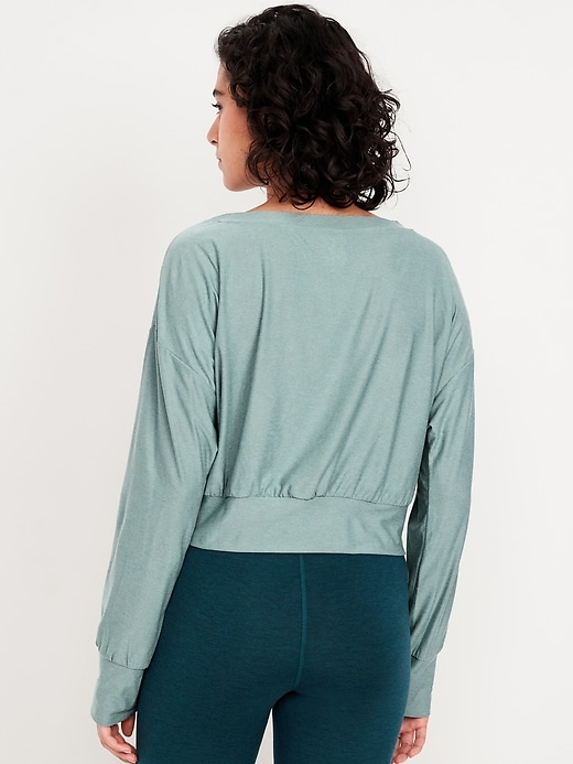 Image number 2 showing, CloudMotion Boat-Neck Top