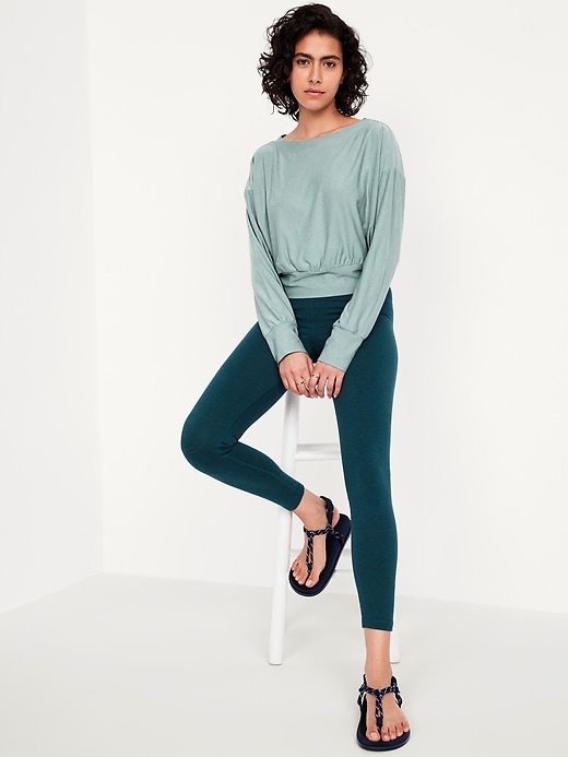 Image number 3 showing, CloudMotion Boat-Neck Top