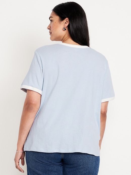 Image number 8 showing, EveryWear Graphic Ringer T-Shirt