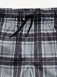 View large product image 4 of 4. Knee Length Mesh Basketball Shorts for Boys
