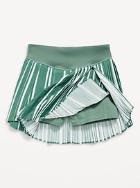 Image number 5 showing, High-Waisted Pleated Performance Skort for Girls