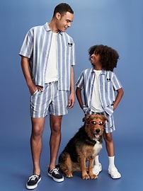 View large product image 6 of 6. Old Navy x Disney© Mickey Mouse Knee Length Linen-Blend Shorts for Boys