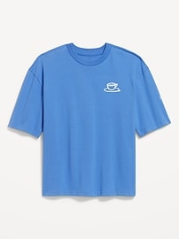 L'image numéro 1 présente T-shirt épais court à imprimé