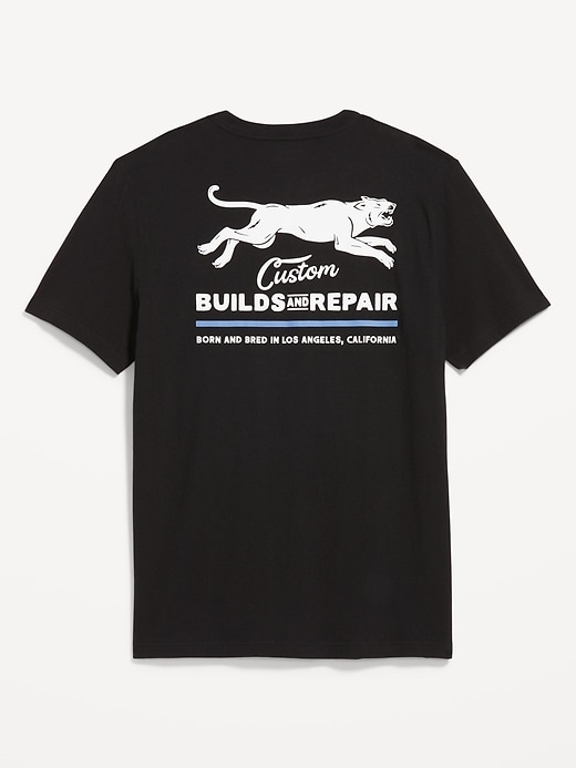 View large product image 2 of 2. Crew-Neck Graphic T-Shirt