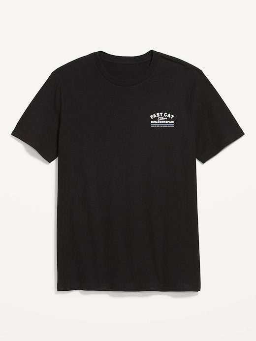 View large product image 1 of 2. Crew-Neck Graphic T-Shirt