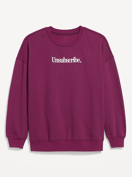 Image number 4 showing, SoComfy Oversized Graphic Sweatshirt