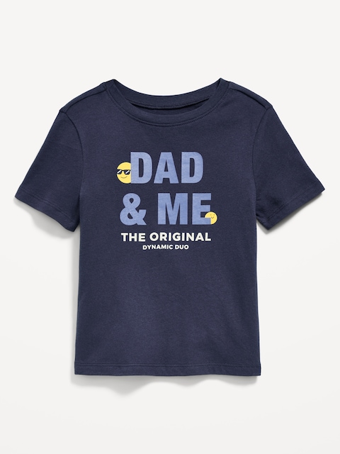 T-shirt à manches courtes à imprimé unisexe pour tout-petit