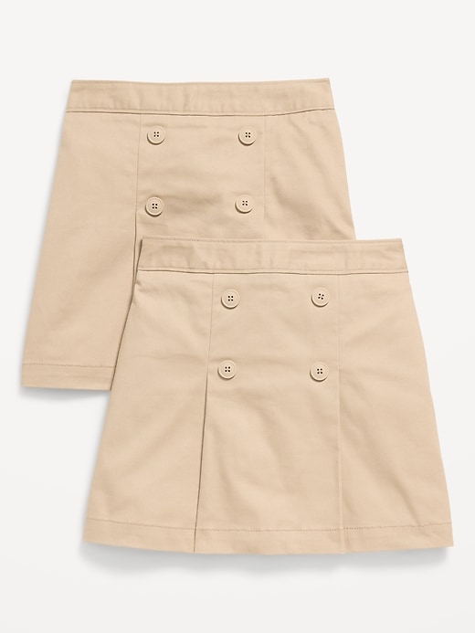 View large product image 1 of 3. School Uniform Pleated Skort 2-Pack for Girls
