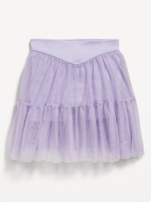 View large product image 1 of 4. High-Waisted Tutu Performance Skort for Toddler Girls