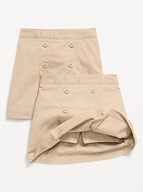 View large product image 3 of 3. School Uniform Pleated Skort 2-Pack for Girls
