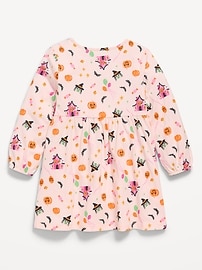 Image number 2 showing, Printed Long-Sleeve Dress for Toddler Girls