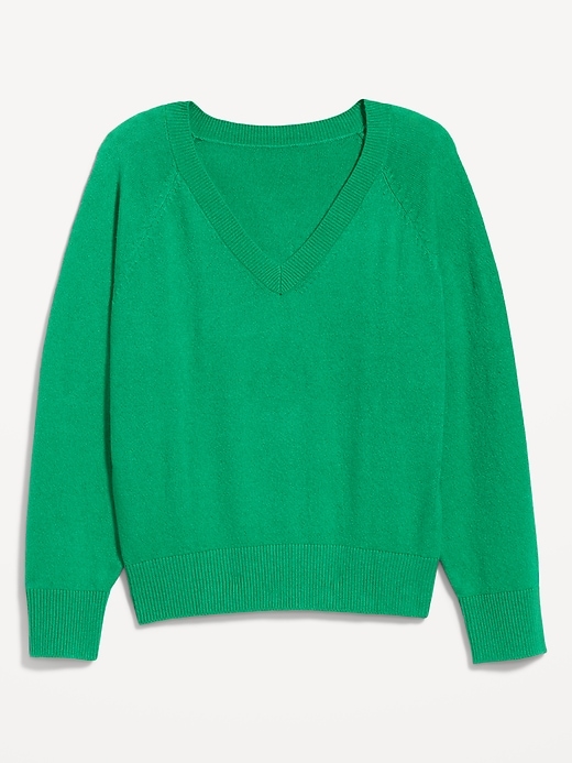 Image number 4 showing, SoSoft Loose V-Neck Sweater