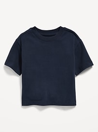 L'image numéro 1 présente T-shirt coupe carrée surdimensionnée pour tout-petit garçon