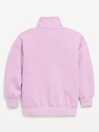 View large product image 4 of 4. Oversized Snap-Button Sweatshirt for Girls
