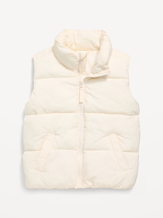 View large product image 2 of 2. Water-Resistant Quilted Puffer Vest for Girls