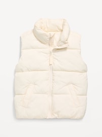 Image number 2 showing, Water-Resistant Quilted Puffer Vest for Girls