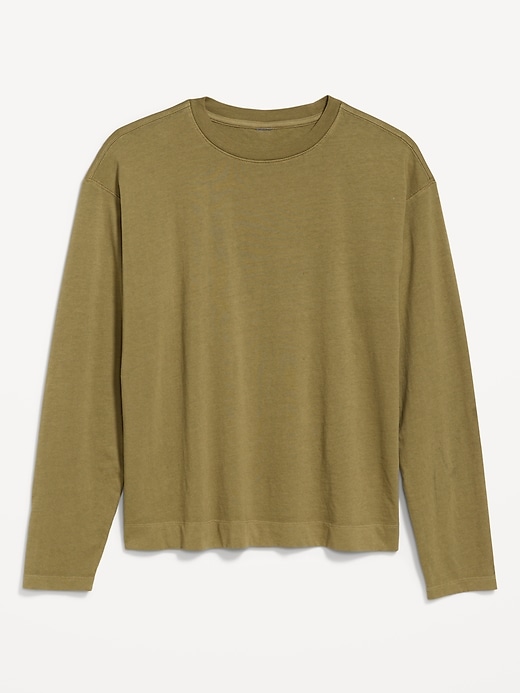 L'image numéro 8 présente T-shirt ras du cou rétro pour femme