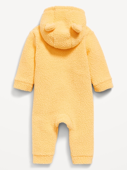 Voir une image plus grande du produit 2 de 2. Une-pièce à capuchon en Sherpa Winnie l’ourson de Disney © pour bébé