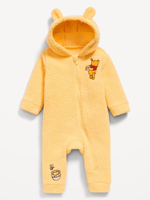 Une-pièce à capuchon en Sherpa Winnie l’ourson de Disney © pour bébé