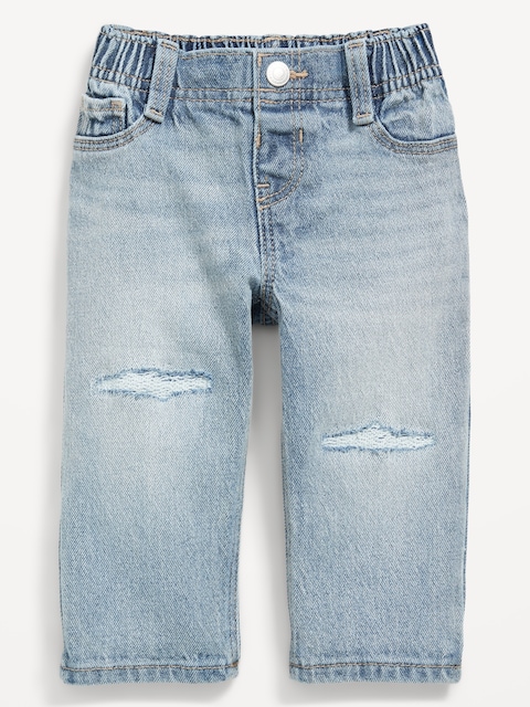 Loose Jeans for Baby - Medium Wash