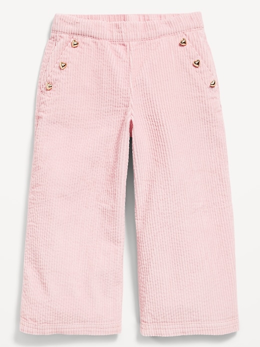 Image number 1 showing, Pull-On Wide-Leg Corduroy Pants for Toddler Girls