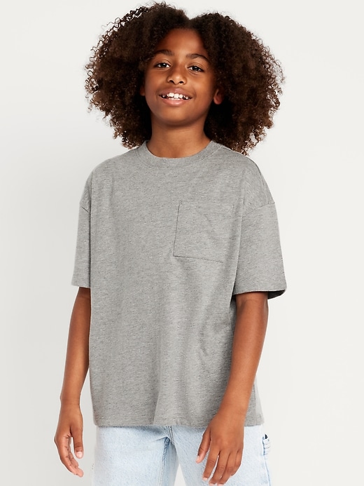 View large product image 1 of 3. Oversized Pocket T-Shirt for Boys