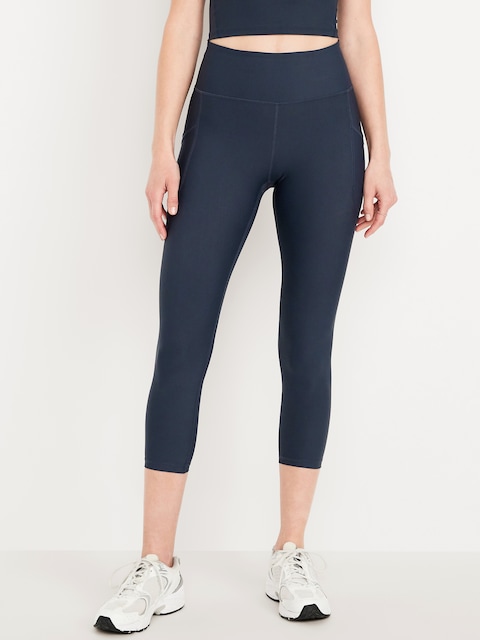 Legging PowerSoft à poche latérale à taille haute longueur 3/4, entrejambe de 58,5 cm