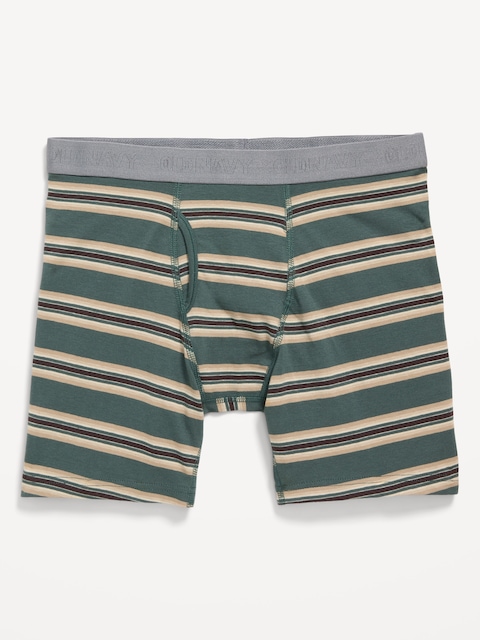 Caleçon boxeur ultra-doux, entrejambe de 16 cm - Vert
