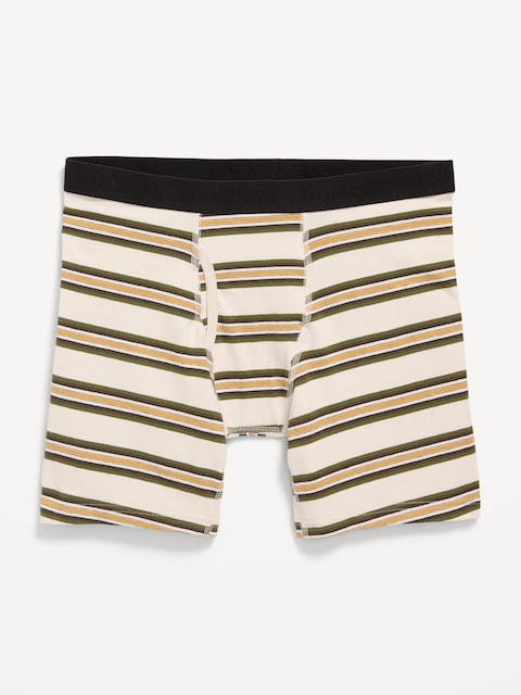 Soft-Washed Boxer Briefs -- 6.25-inch inseam - Brown
