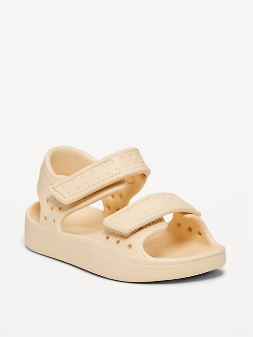 View large product image 1 of 4. Unisex Double-Strap Sandals for Toddler (Partially Plant-Based)