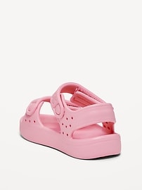 View large product image 3 of 4. Unisex Double-Strap Sandals for Toddler (Partially Plant-Based)