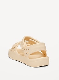 View large product image 3 of 4. Unisex Double-Strap Sandals for Toddler (Partially Plant-Based)