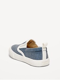 View large product image 3 of 4. Canvas Slip-On Sneakers for Toddler Girls