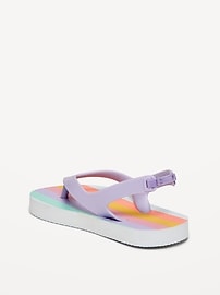 View large product image 3 of 4. Flip-Flop Sandals for Toddler Girls (Partially Plant-Based)