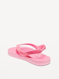 View large product image 3 of 5. Flip-Flop Sandals for Toddler Girls (Partially Plant-Based)