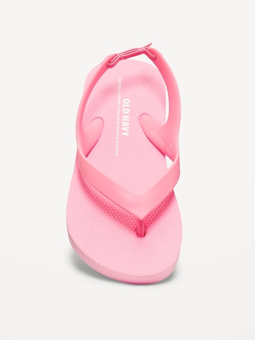 View large product image 2 of 5. Flip-Flop Sandals for Toddler Girls (Partially Plant-Based)
