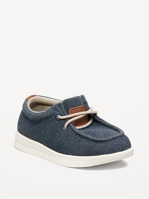 View large product image 1 of 5. Slip-On Deck Shoes for Toddler Boys