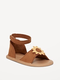 Image number 1 showing, Faux-Suede Sandals for Baby