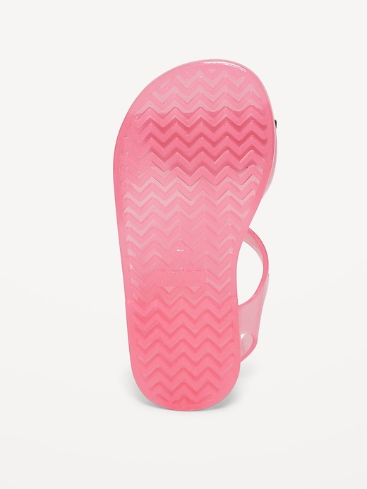 Image number 4 showing, Jelly T-Strap Sandals for Toddler Girls