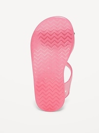 View large product image 4 of 4. Jelly T-Strap Sandals for Toddler Girls