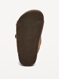 View large product image 4 of 4. Faux-Leather Buckled Strap Sandals for Toddler Boys