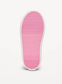 View large product image 4 of 4. Double Secure-Strap Twill Sneakers for Toddler Girls