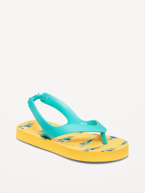 Flip-Flop Sandals for Toddler Boys (Partially Plant-Based)