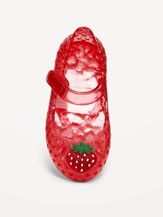 View large product image 2 of 4. Fruity Scented Jelly Mary-Jane Flats for Toddler Girls
