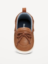Image number 2 showing, Faux-Leather Boat Shoes for Baby