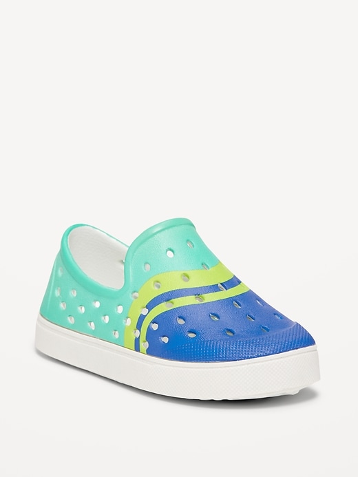 View large product image 1 of 3. Perforated Slip-On Shoes for Toddler Boys (Partially Plant-Based)